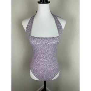NWT Free People Talk Back Bodysuit Lilac Combo SMALL